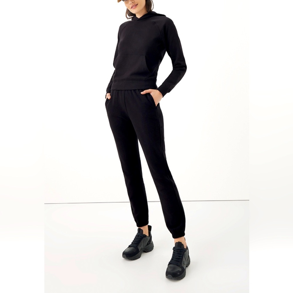 Pact Black Organic Cotton Essential
Loopback Terry Sweatpants